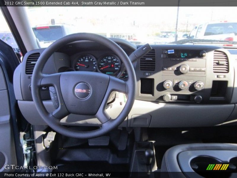 Stealth Gray Metallic / Dark Titanium 2012 GMC Sierra 1500 Extended Cab 4x4