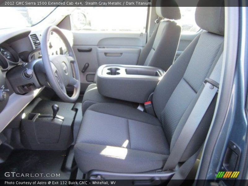 Stealth Gray Metallic / Dark Titanium 2012 GMC Sierra 1500 Extended Cab 4x4