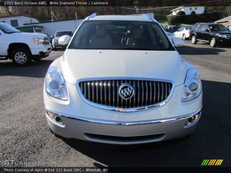 White Diamond Tricoat / Cashmere 2012 Buick Enclave AWD