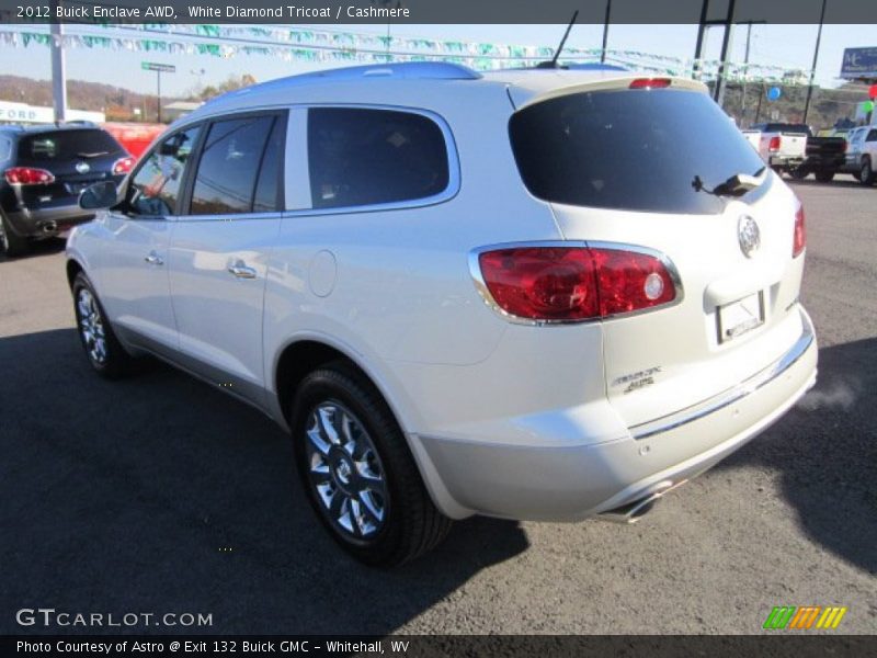 White Diamond Tricoat / Cashmere 2012 Buick Enclave AWD