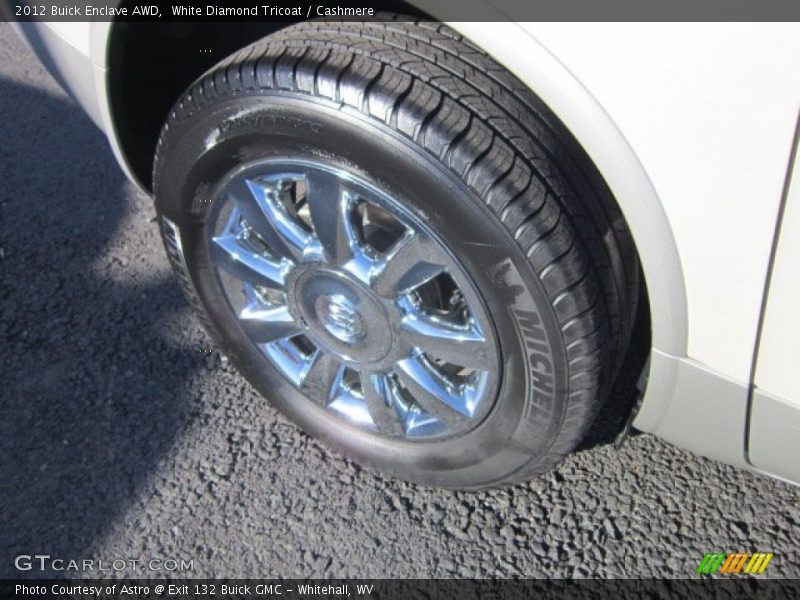 White Diamond Tricoat / Cashmere 2012 Buick Enclave AWD