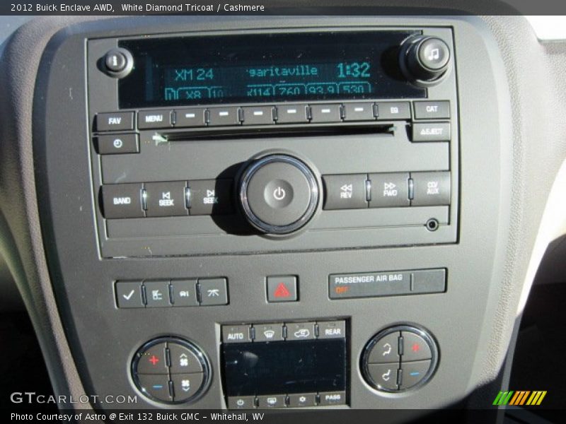 Controls of 2012 Enclave AWD