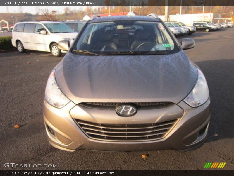 Chai Bronze / Black 2011 Hyundai Tucson GLS AWD