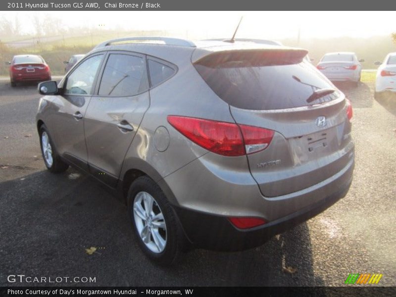 Chai Bronze / Black 2011 Hyundai Tucson GLS AWD