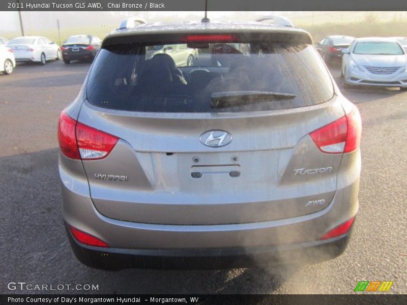 Chai Bronze / Black 2011 Hyundai Tucson GLS AWD