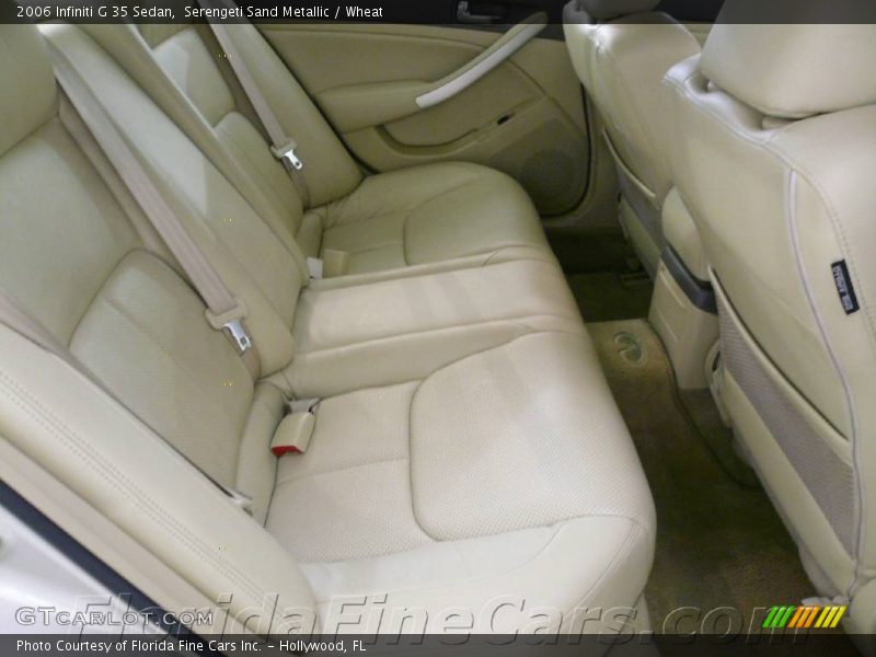 Serengeti Sand Metallic / Wheat 2006 Infiniti G 35 Sedan