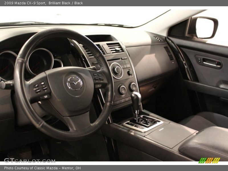 Brilliant Black / Black 2009 Mazda CX-9 Sport