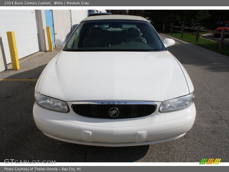White / Medium Gray 2004 Buick Century Custom