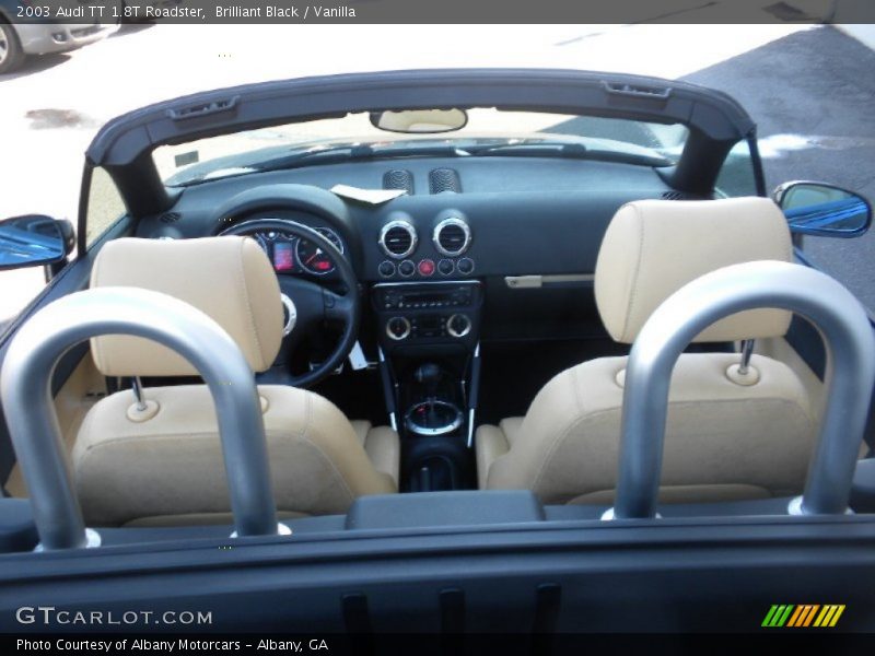 Brilliant Black / Vanilla 2003 Audi TT 1.8T Roadster