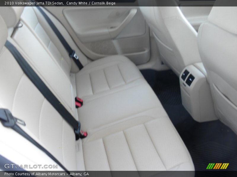 Candy White / Cornsilk Beige 2010 Volkswagen Jetta TDI Sedan