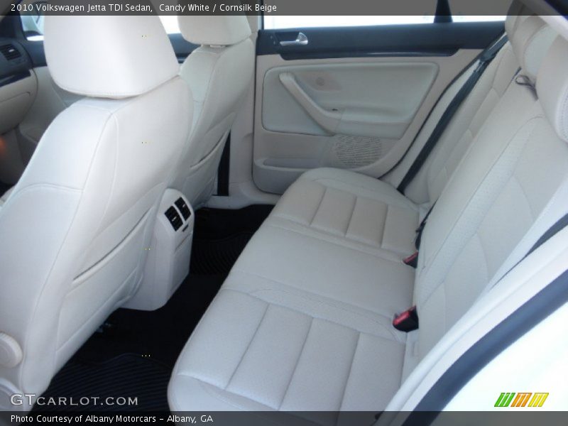 Candy White / Cornsilk Beige 2010 Volkswagen Jetta TDI Sedan