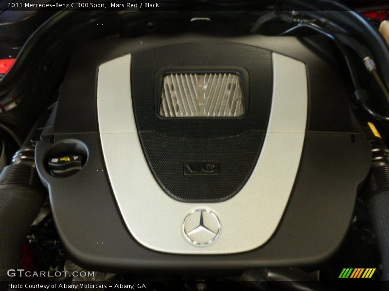 Mars Red / Black 2011 Mercedes-Benz C 300 Sport