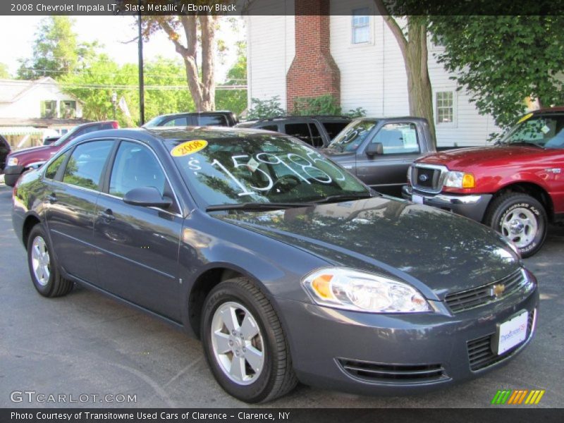 Slate Metallic / Ebony Black 2008 Chevrolet Impala LT