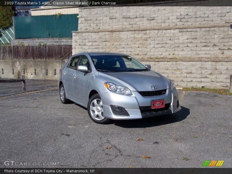 Classic Silver Metallic / Dark Charcoal 2009 Toyota Matrix S AWD