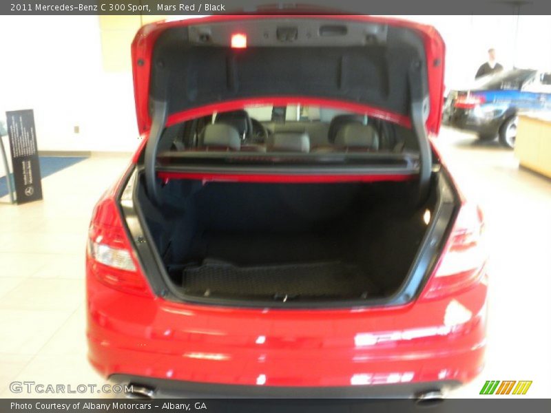 Mars Red / Black 2011 Mercedes-Benz C 300 Sport