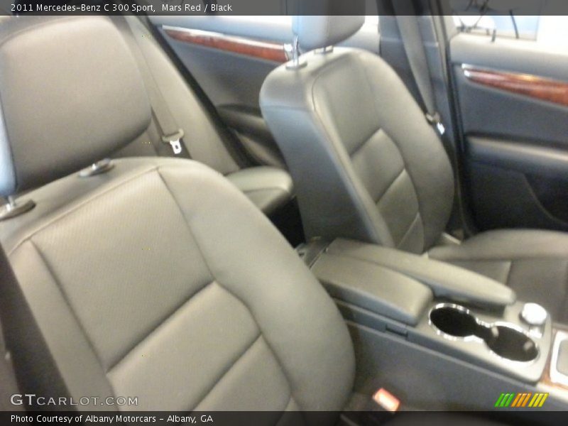 Mars Red / Black 2011 Mercedes-Benz C 300 Sport