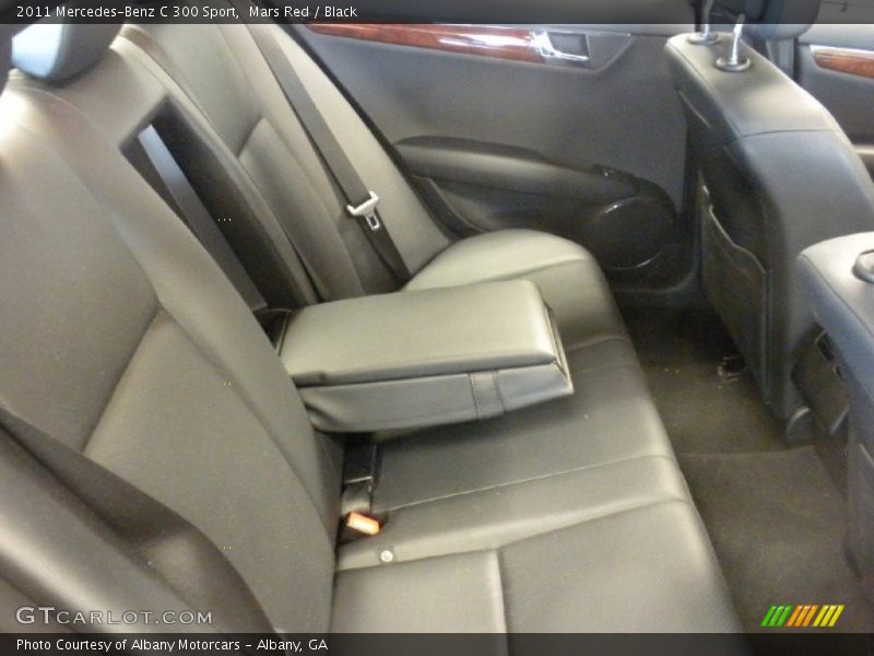 Mars Red / Black 2011 Mercedes-Benz C 300 Sport