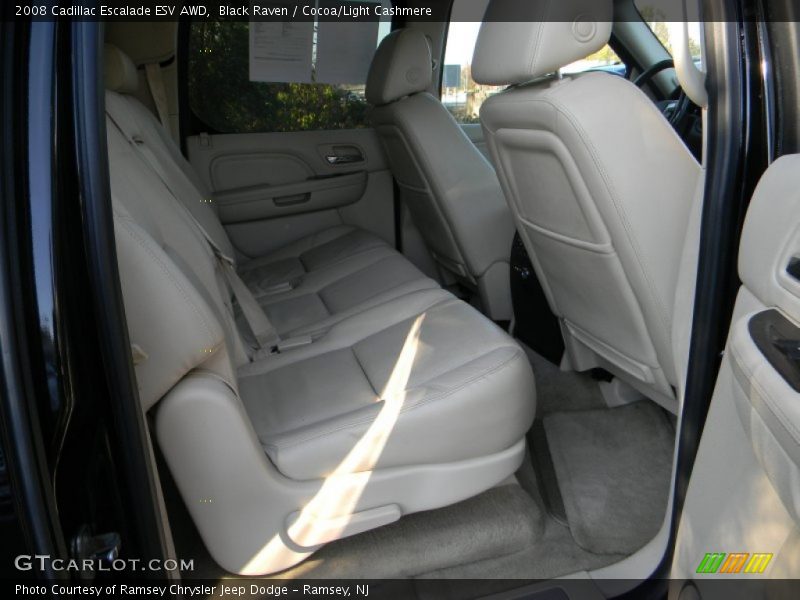 Black Raven / Cocoa/Light Cashmere 2008 Cadillac Escalade ESV AWD