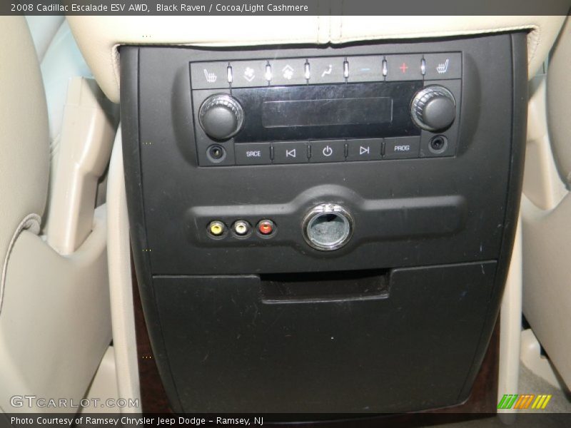 Black Raven / Cocoa/Light Cashmere 2008 Cadillac Escalade ESV AWD