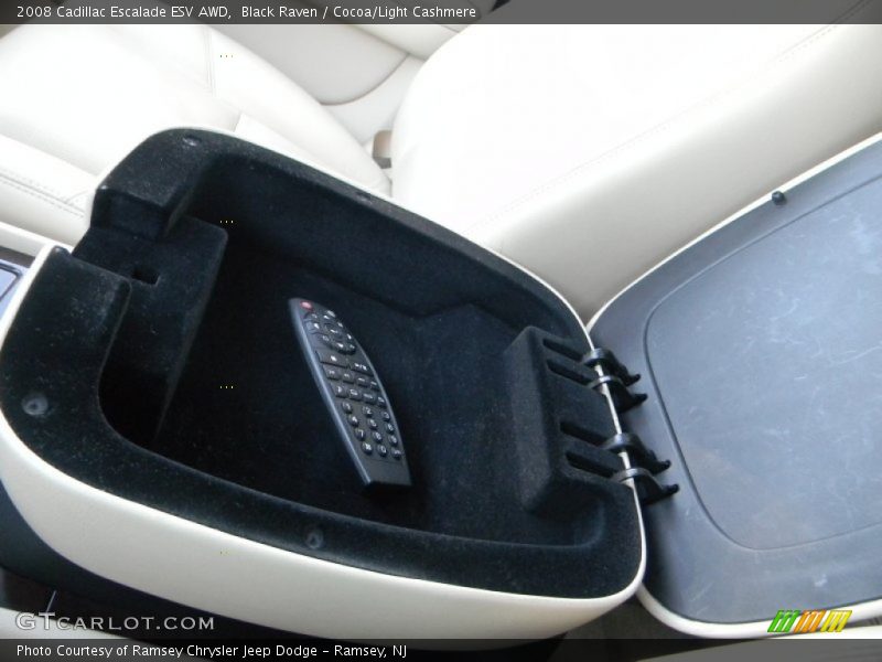 Black Raven / Cocoa/Light Cashmere 2008 Cadillac Escalade ESV AWD