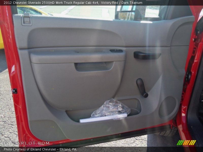 Victory Red / Dark Titanium 2012 Chevrolet Silverado 2500HD Work Truck Regular Cab 4x4