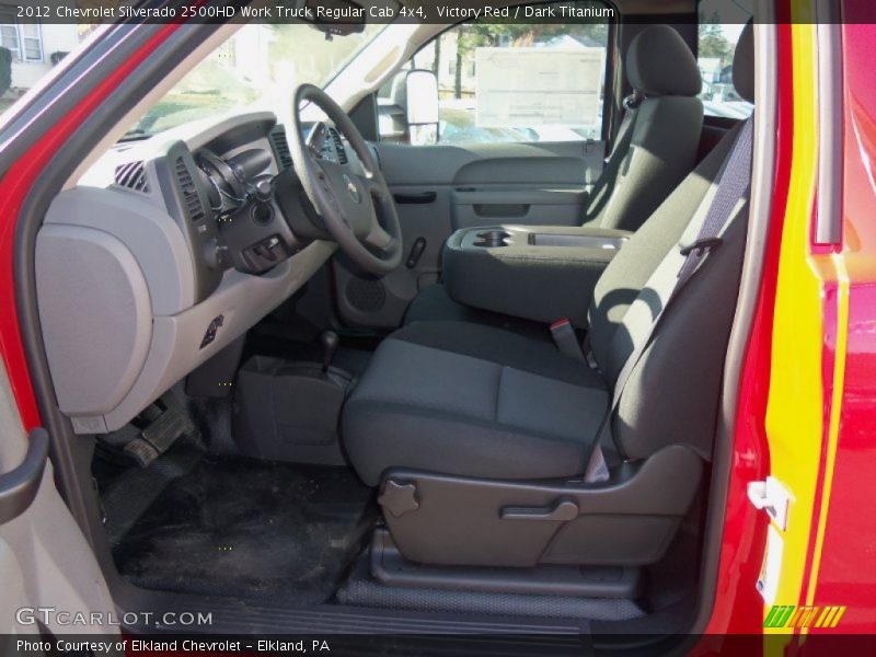 Victory Red / Dark Titanium 2012 Chevrolet Silverado 2500HD Work Truck Regular Cab 4x4