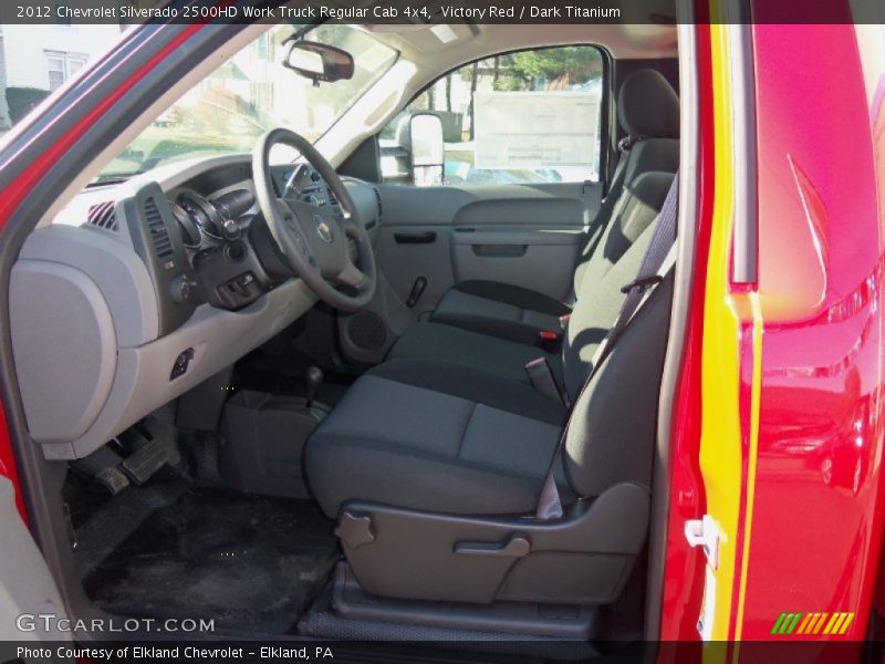 Victory Red / Dark Titanium 2012 Chevrolet Silverado 2500HD Work Truck Regular Cab 4x4
