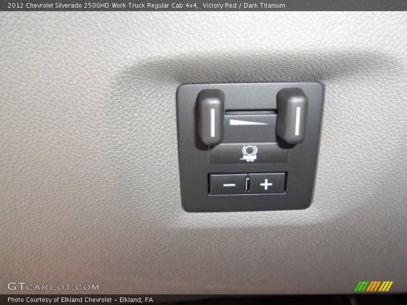 Victory Red / Dark Titanium 2012 Chevrolet Silverado 2500HD Work Truck Regular Cab 4x4