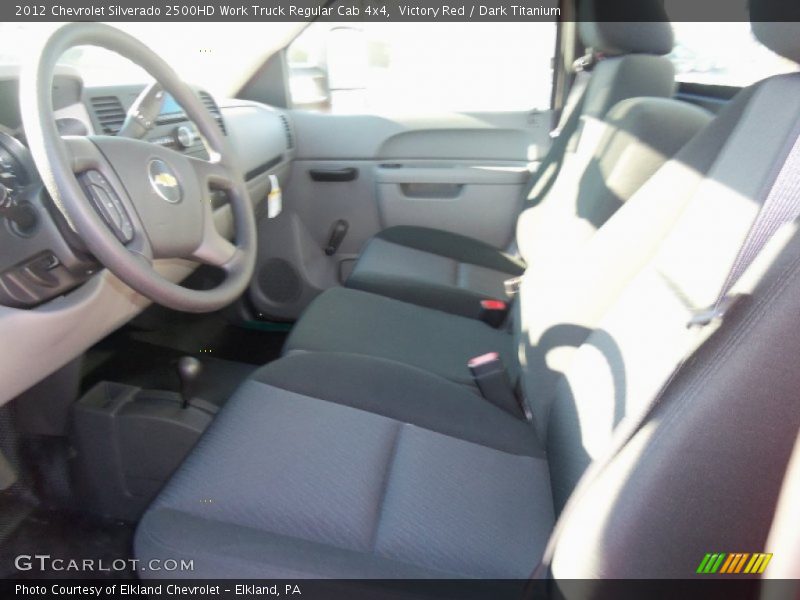 Victory Red / Dark Titanium 2012 Chevrolet Silverado 2500HD Work Truck Regular Cab 4x4