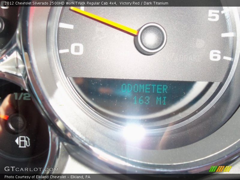 Victory Red / Dark Titanium 2012 Chevrolet Silverado 2500HD Work Truck Regular Cab 4x4