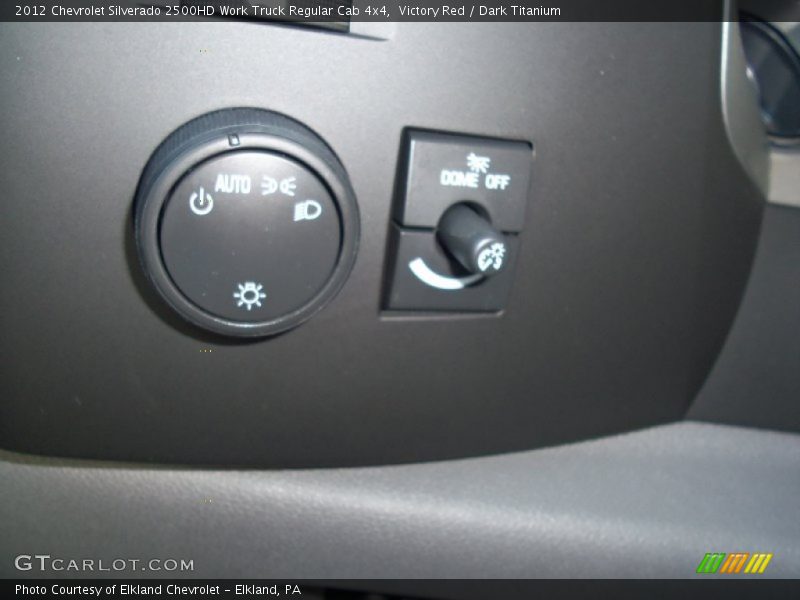 Victory Red / Dark Titanium 2012 Chevrolet Silverado 2500HD Work Truck Regular Cab 4x4