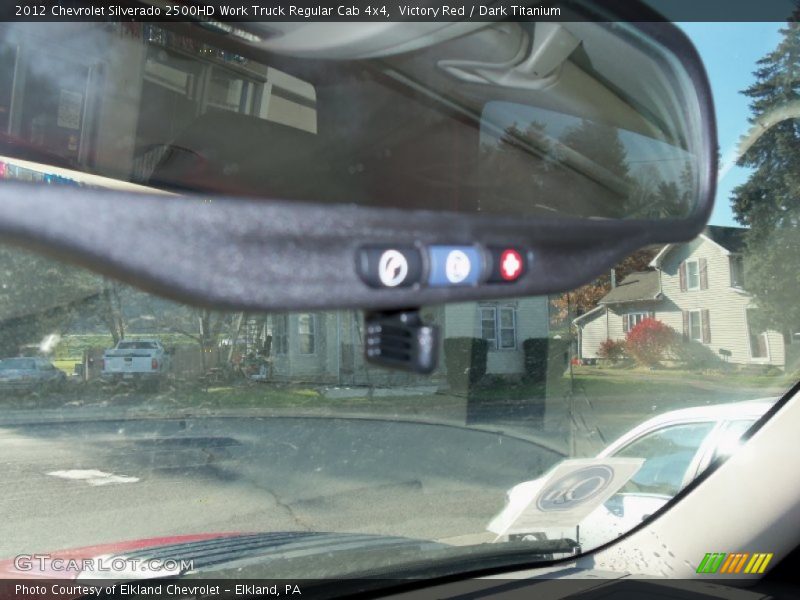 Victory Red / Dark Titanium 2012 Chevrolet Silverado 2500HD Work Truck Regular Cab 4x4