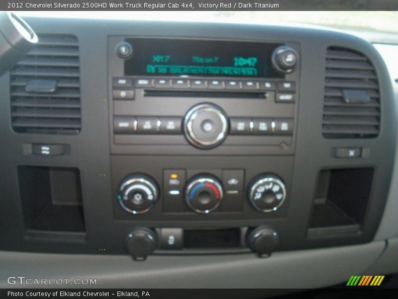 Victory Red / Dark Titanium 2012 Chevrolet Silverado 2500HD Work Truck Regular Cab 4x4