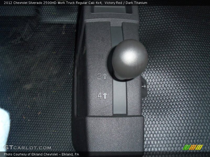 Victory Red / Dark Titanium 2012 Chevrolet Silverado 2500HD Work Truck Regular Cab 4x4