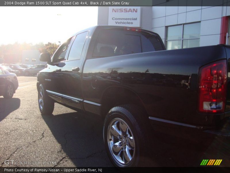 Black / Dark Slate Gray 2004 Dodge Ram 1500 SLT Sport Quad Cab 4x4