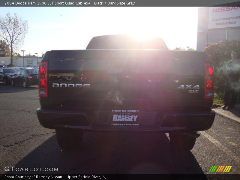 Black / Dark Slate Gray 2004 Dodge Ram 1500 SLT Sport Quad Cab 4x4