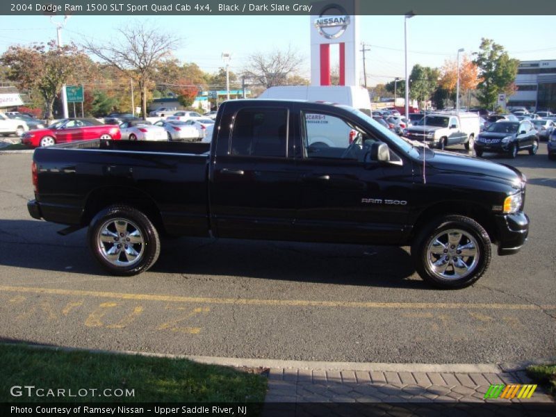 Black / Dark Slate Gray 2004 Dodge Ram 1500 SLT Sport Quad Cab 4x4