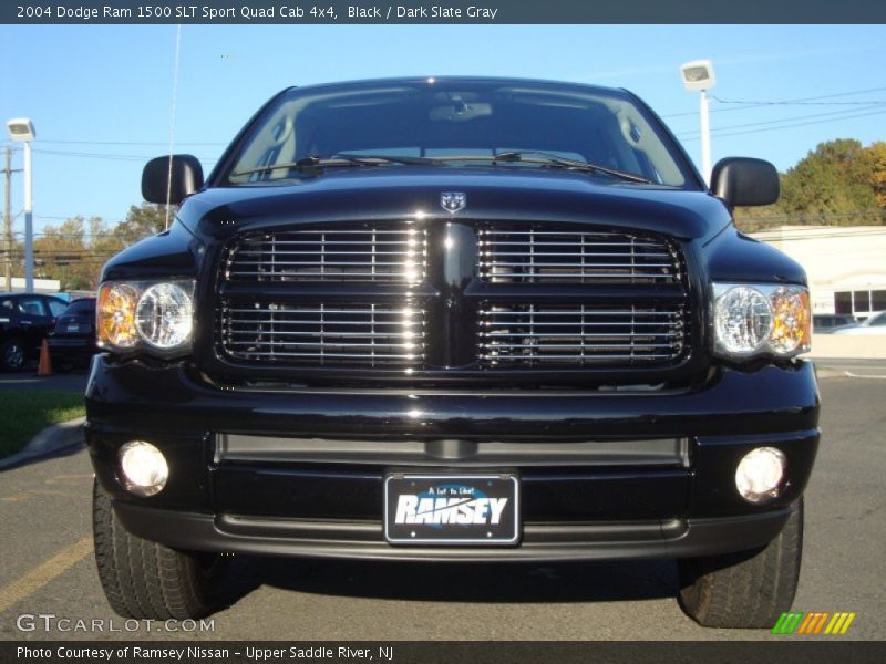 Black / Dark Slate Gray 2004 Dodge Ram 1500 SLT Sport Quad Cab 4x4