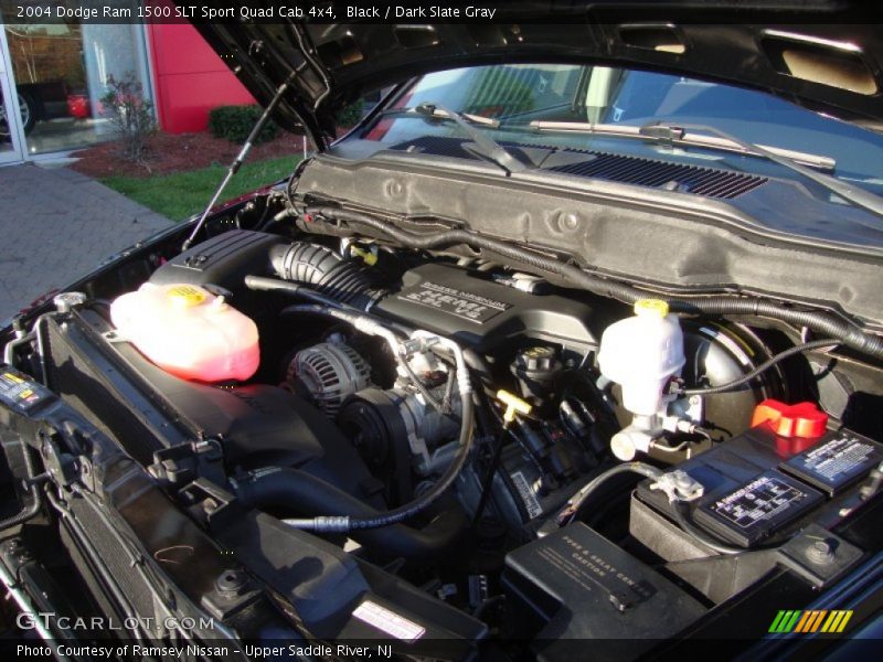 Black / Dark Slate Gray 2004 Dodge Ram 1500 SLT Sport Quad Cab 4x4