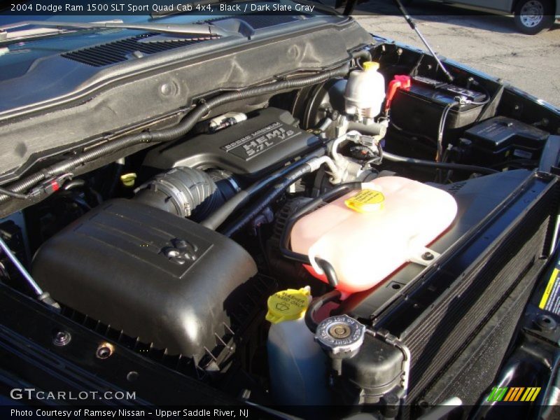 Black / Dark Slate Gray 2004 Dodge Ram 1500 SLT Sport Quad Cab 4x4