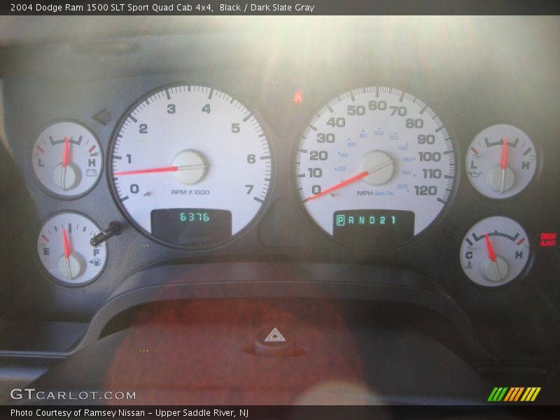 Black / Dark Slate Gray 2004 Dodge Ram 1500 SLT Sport Quad Cab 4x4
