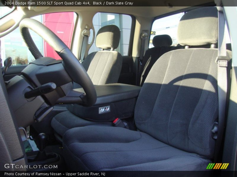 Black / Dark Slate Gray 2004 Dodge Ram 1500 SLT Sport Quad Cab 4x4