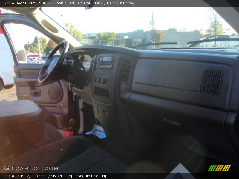 Black / Dark Slate Gray 2004 Dodge Ram 1500 SLT Sport Quad Cab 4x4