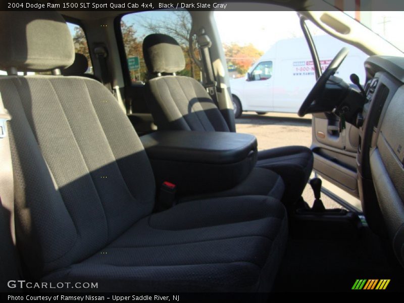 Black / Dark Slate Gray 2004 Dodge Ram 1500 SLT Sport Quad Cab 4x4