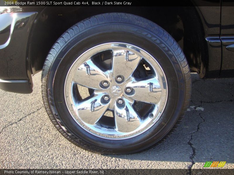 Black / Dark Slate Gray 2004 Dodge Ram 1500 SLT Sport Quad Cab 4x4