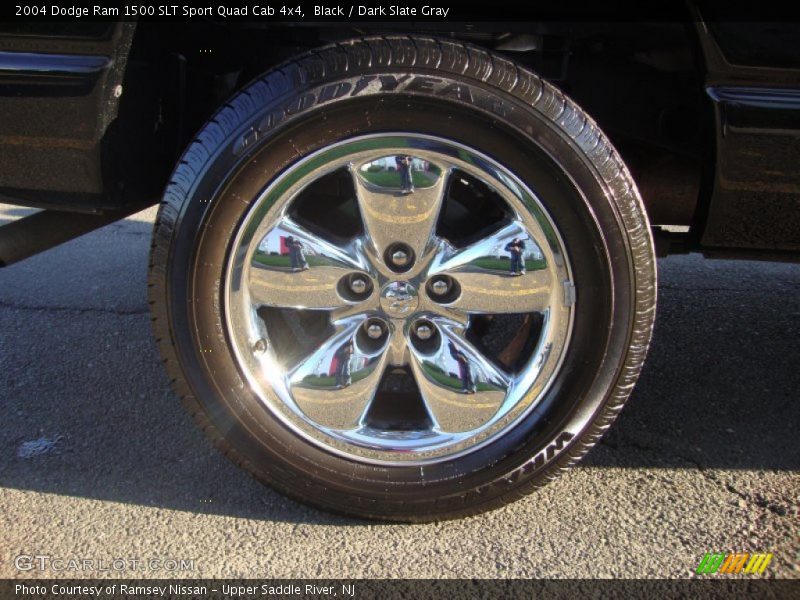 Black / Dark Slate Gray 2004 Dodge Ram 1500 SLT Sport Quad Cab 4x4
