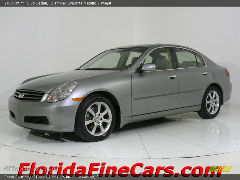 Diamond Graphite Metallic / Wheat 2006 Infiniti G 35 Sedan