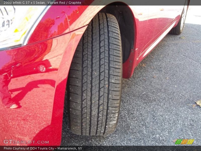 Vibrant Red / Graphite 2009 Infiniti G 37 x S Sedan