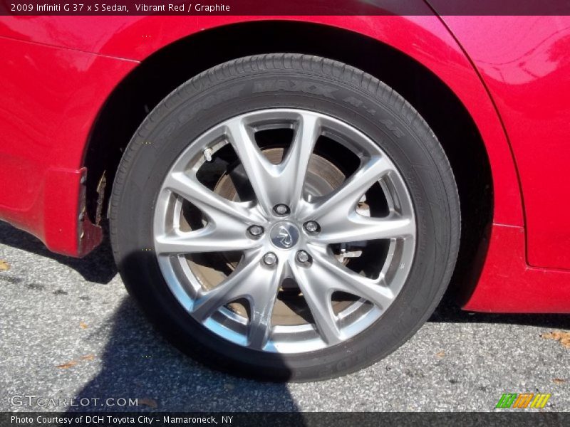 Vibrant Red / Graphite 2009 Infiniti G 37 x S Sedan