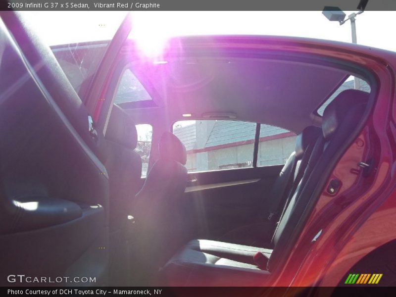 Vibrant Red / Graphite 2009 Infiniti G 37 x S Sedan